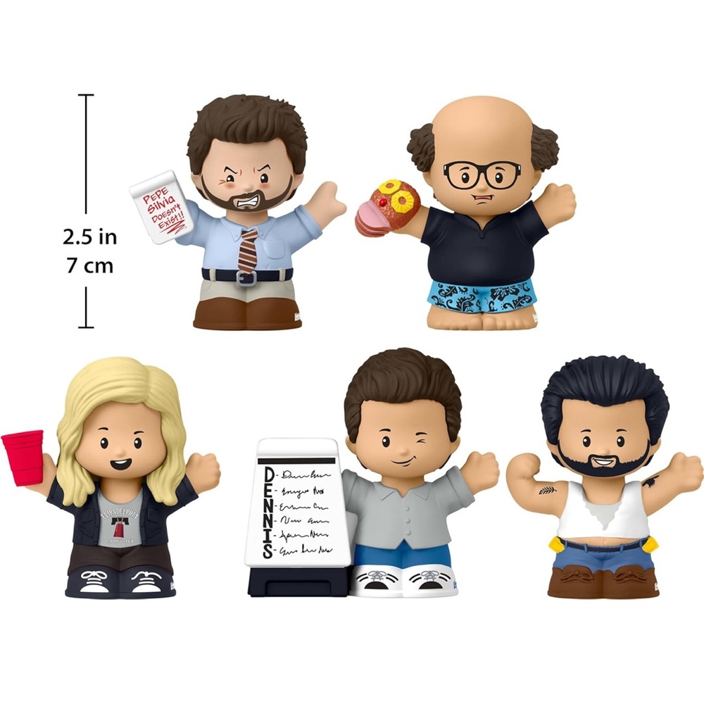 💛🖤 It’s Always Sunny in Philadelphia Little People Collector Set - New 🖤💛 - Picture 6 of 12